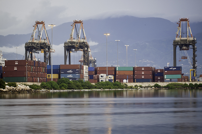 The Kingston Container Terminal is a key Caribbean transshipment hub.